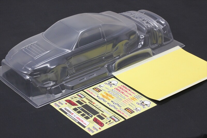 RC 1/10 Nissan 180SX RPS13 Fujin Origin Labo Clear Body Set