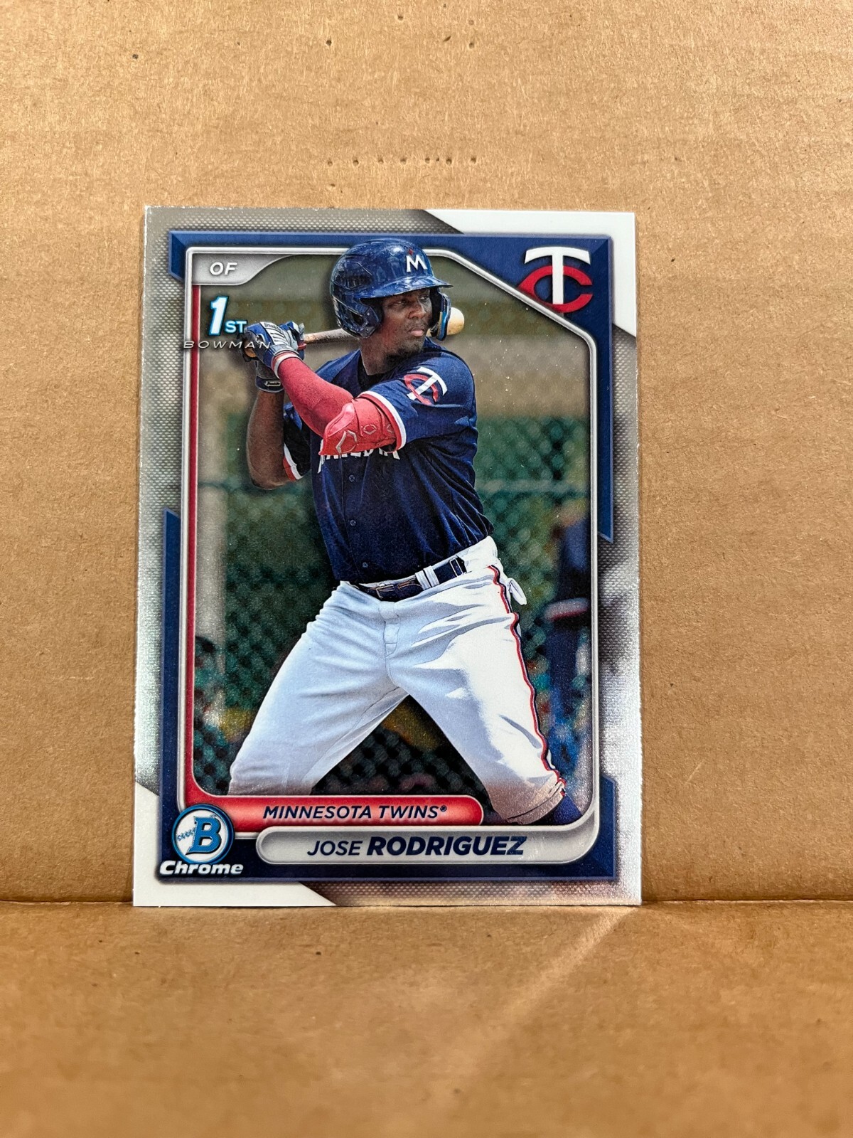 Jose Rodriguez 2024 1st Bowman Chrome Card