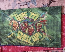 Teenage Mutant Ninja Turtles sheet set Twin flat fitted and pillowcase novelty