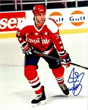 Al Iafrate Washington Capitals Signed Vintage 8x10 Color Photo C