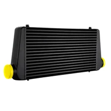 Upgrade 24"x12"x4" Aluminum Turbo Intercooler 3" Inlet&Outlet 1000HP.