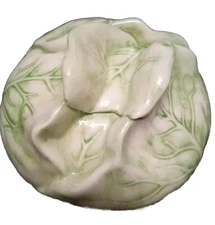 Vtg 1970's Holland Mold Ceramic Covered Cabbage Bowl Lid 5-1/2" D - Lid Only-EUC