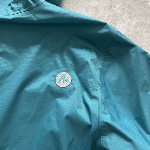 Marmot Donna Precip Eco Anorak Pullover Giacca a Vento Antipioggia Grigio Teal Nuovo M - Foto 15 di 21