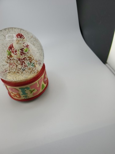 North Pole Trading Co Musical Santa Claus Snow Globe In Original Box Here Comes - Picture 3 of 5
