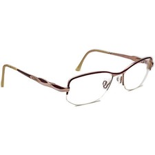 Cazal Eyeglasses MOD. 4121 COL.775 Red/Silver Half Rim Frame Germany 50 17 125