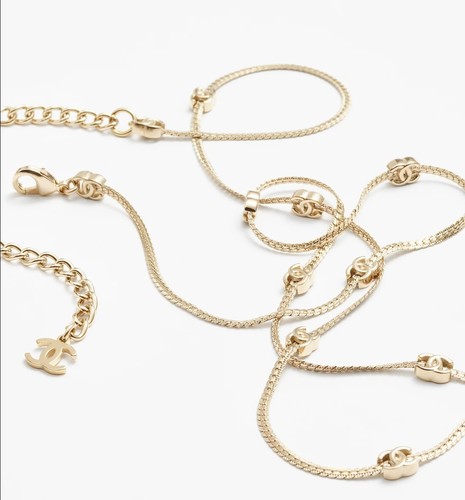 NEU Chanel FW 2024/25 Collection Kettengürtel CC Größe 75 / lange Halskette in Gold - Bild 1 von 24