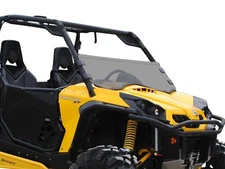 SuperATV Dark Tint Half Windshield for Can-Am Commander 800 / 1000 / Max