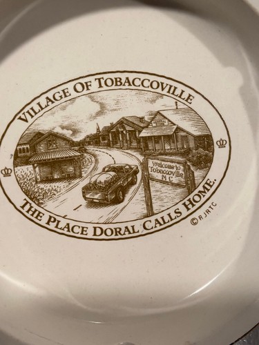 Village Of Tobaccoville Doral 4.5" Ashtray Souvenir *Pre-Owned/Nice* BT6 - Picture 2 of 5