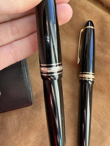 Set Of 3 Montblanc Meisterstuck 2x 4810 Pens And Pencil In Pouch - Picture 8 of 14