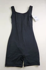 Dolfin Aqua Shape Womens Solid Black One Piece Unitard Swimsuit Size US 6