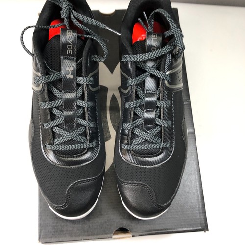 Women's Under Armour Glyde RM Softball Cleats Size 10 Black White 3024330-001 - Picture 3 of 15