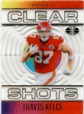 2021 Illusions Travis Kelce Clear Shots Black Insert #CS-9 Chiefs