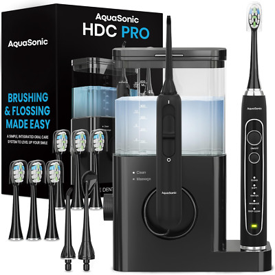 Home Dental Center PRO: Power Toothbrush & Water Flosser for Healthier Gums