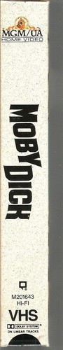 Moby Dick VHS 1990 Gregory Peck Richard Basehart Leo Genn Action Adventure NR - Picture 3 of 4