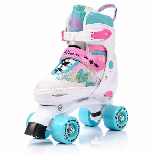 Roller Skates Size 9-1 Quad Skates Shoes Adjustable Children Kids Women 4Wheel - Picture 11 of 87
