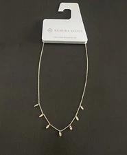 Kendra Scott 14K Gold Plated Jaimee Strand Multi Dangle Charm Necklace