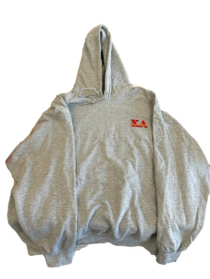 Kappa Alpha Order Sport Gray Hoodie Hoody  w/Embroidered Letters sz Large