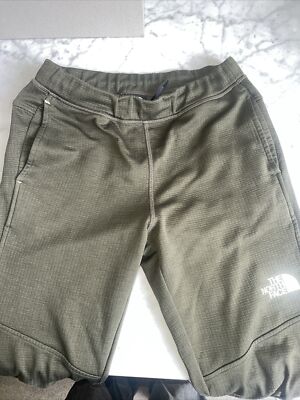The North Face joggers, junior size L, boys, olive Holes In