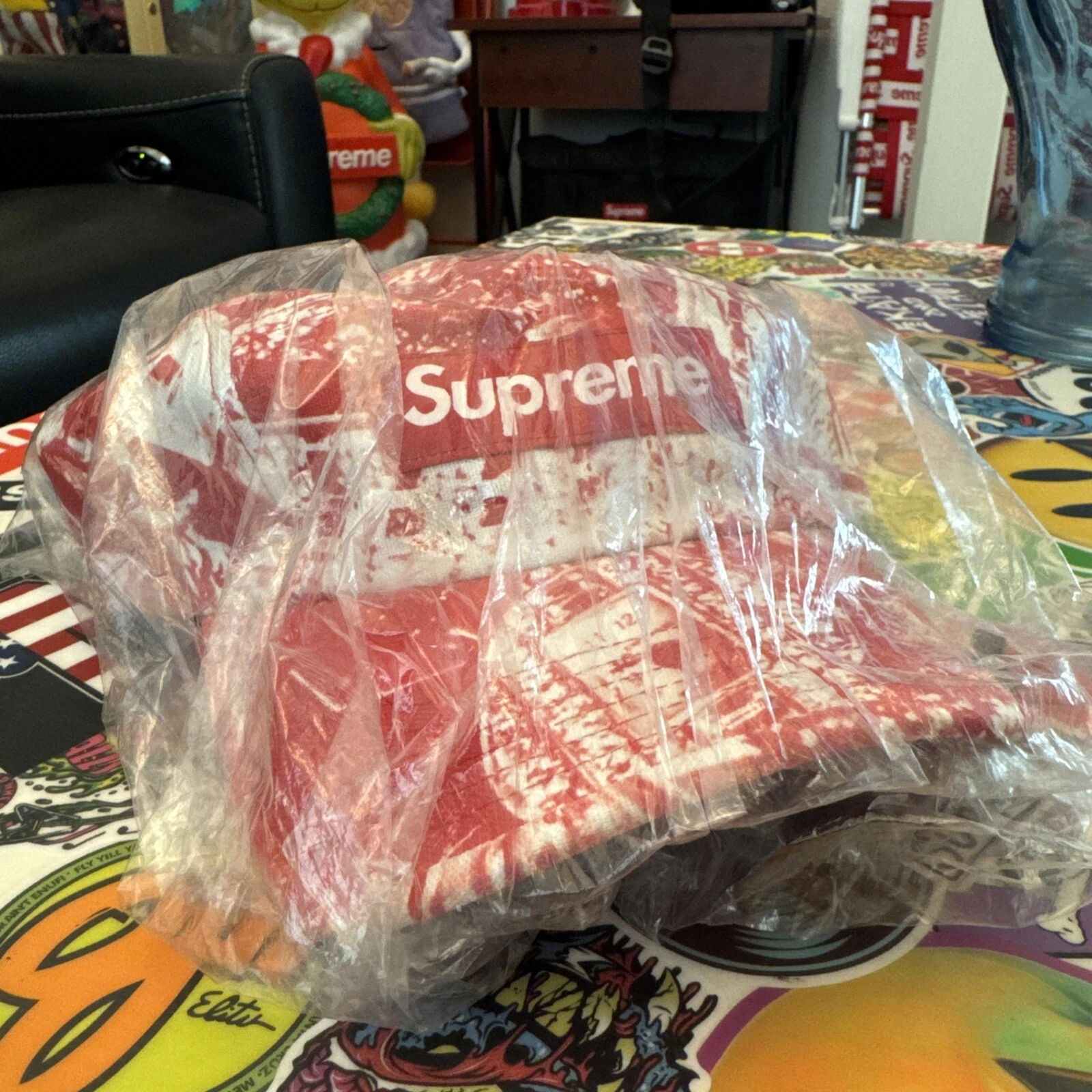 Casquette de camp Supreme Bling rouge OS SS20