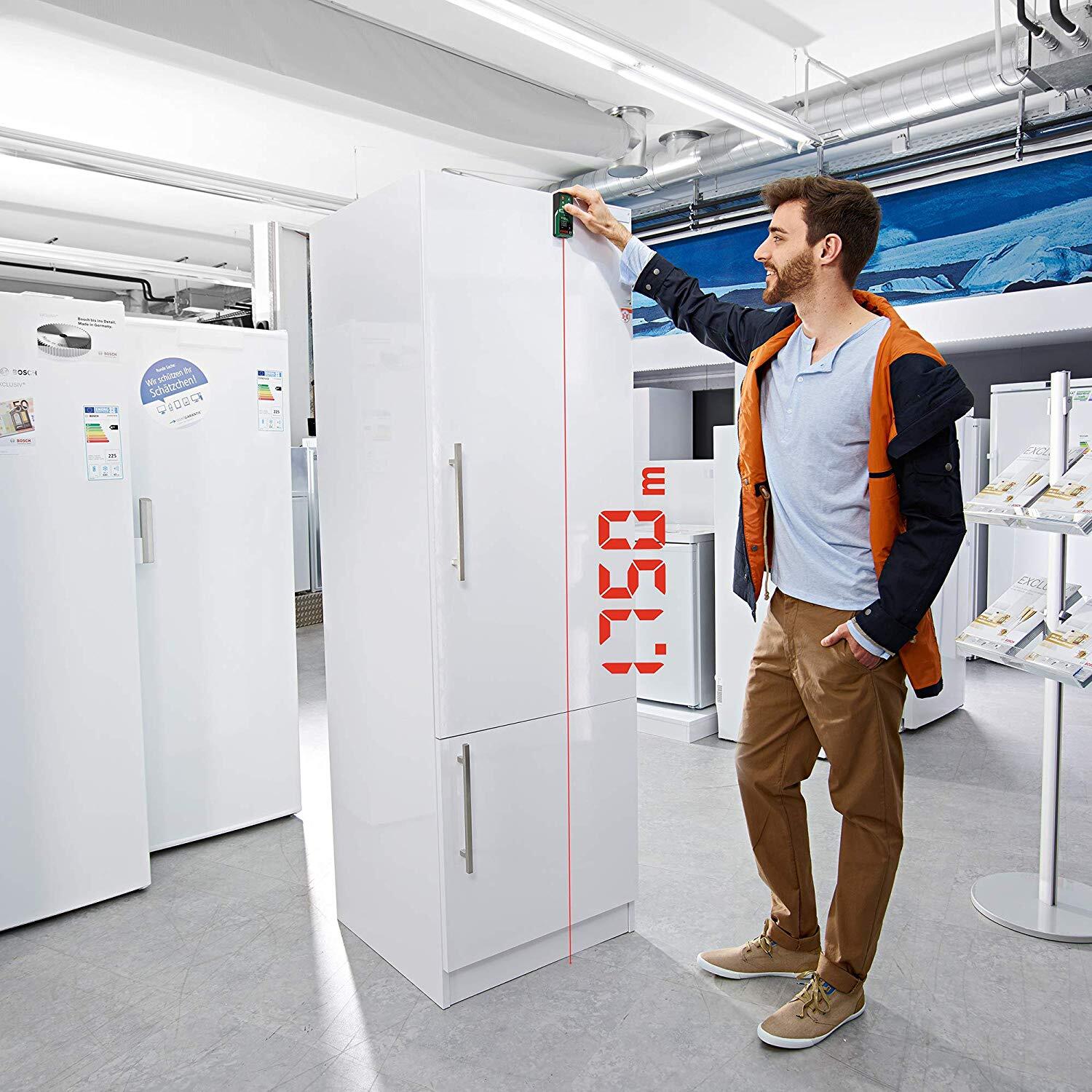 Bosch Digital Laser Distance Measurer 25m with Case & Batteries PLR 25