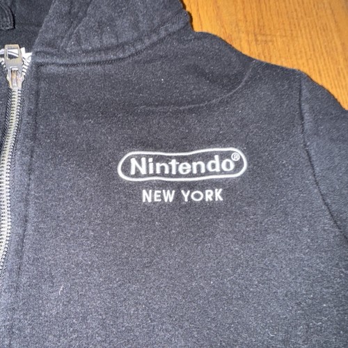 Nintendo New York Sweatshirt Hoodie Jacket Black WOMENS L Full Zip Long Sleeve - Picture 9 of 12
