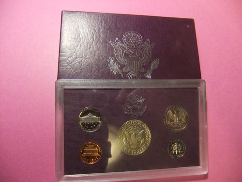 1988 USA Mint Proof Kennedy Half Dollar Coin Set with Box and CoA