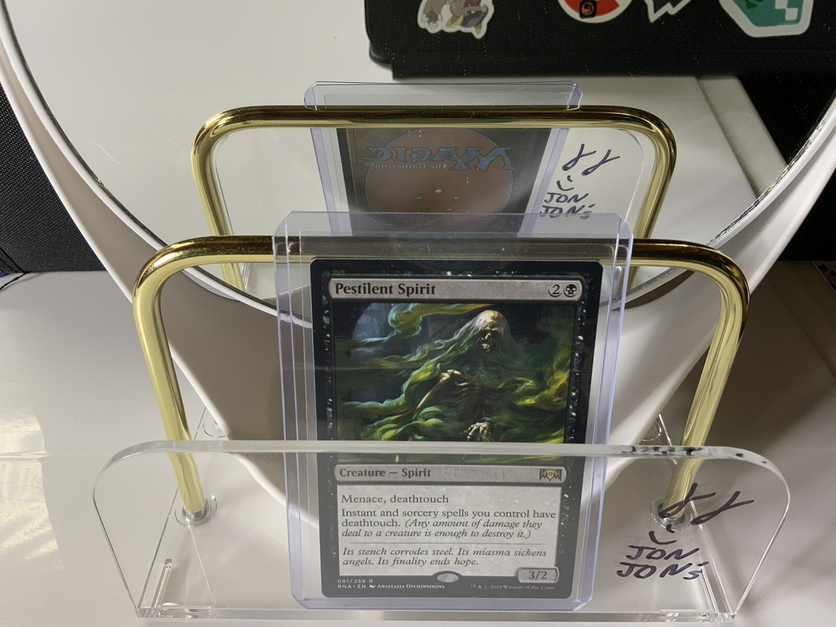 Pestilent Spirit 1x FOIL RNA MTG Ravnica Allegiance Rare MINT black Pestilent Spirit 1x FOIL RNA MTG Ravnica Allegiance Rare MINT black