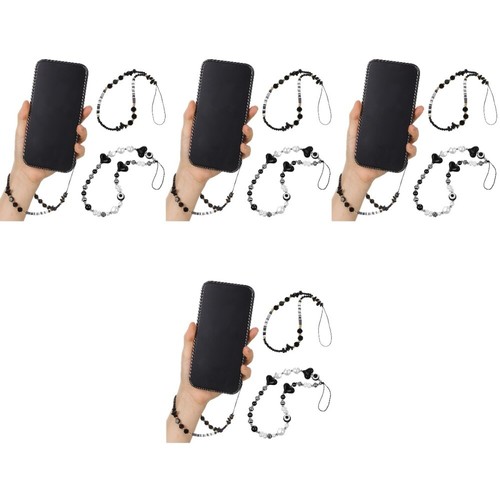 2 Pcs Decorations Hearts Phone Lanyard Bracelets Phone Bracelet Straps - Zdjęcie 6 z 12