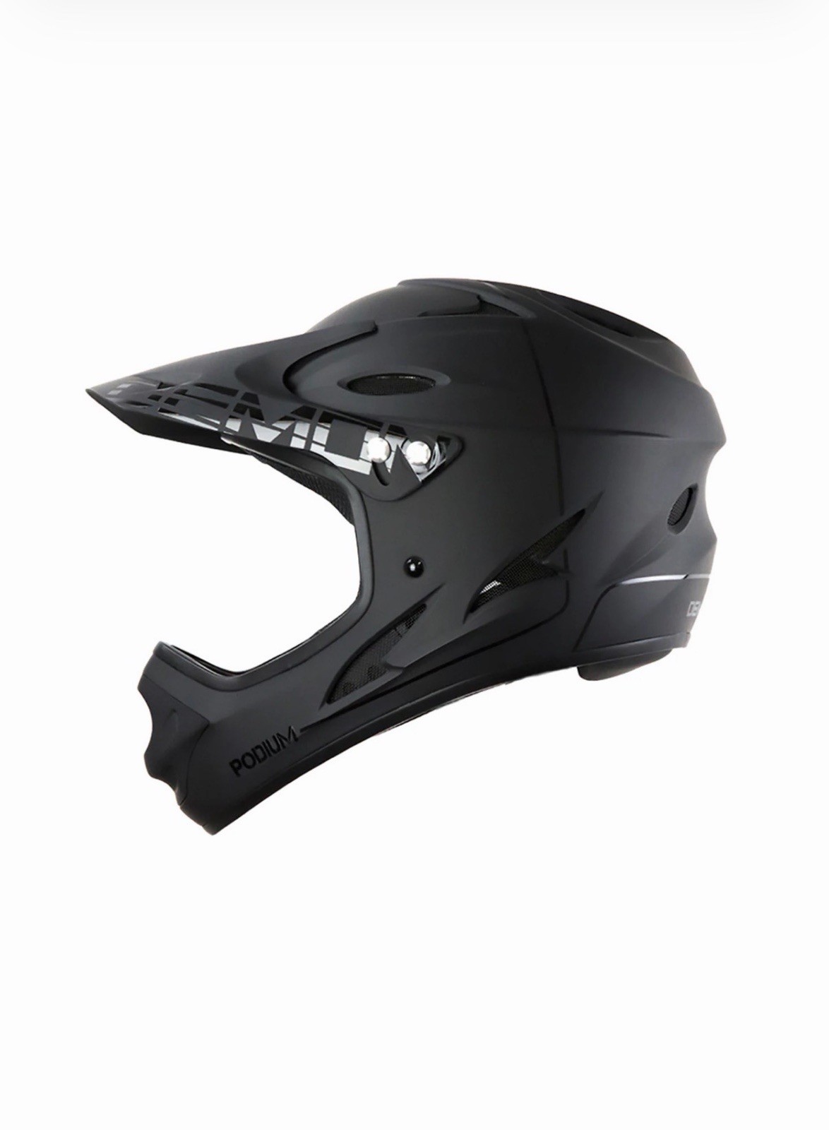 Demon Podium Full Face Bicycle Helmet Black
