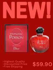 Hypnotic Poison by Christian Dior EDT for Women 3.4 oz /100 ml *NEW*