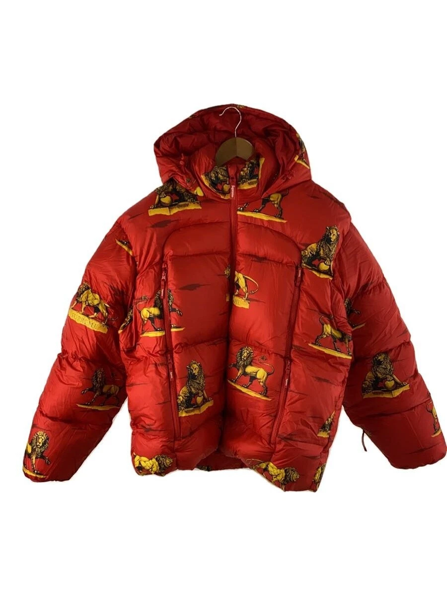 Supreme 23AW/Doudoune/Down Jacket/XL/Nylon/ROUGE/Motif all over