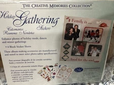 Creative Memories Holiday Gathering Sticker Pack - Open Pack But All Are There