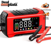 Auto Batterien LadegeräT 12V 24V Intelligentes 9-Stufen Lcd FüR Agm Gel