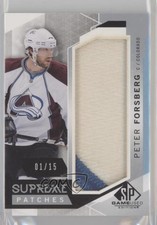 2015-16 SP Game-Used Supreme Relics 1/15 Peter Forsberg #PA-PF Patch HOF 2d8