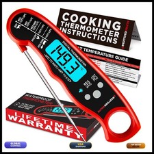 Alpha Grillers Instant Read Meat Thermometer Digital