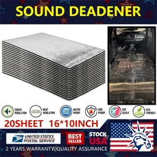 21SQFT Aluminium Foam Sound Deadener Auto Heat Shield Insulation Deadening Mat