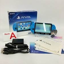 Sony PS Vita PCH-2000 Aqua Blue Console with BOX A Rank Region Free 1Day Ship