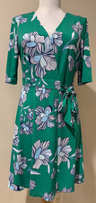 VINCE CAMUTO Womens Green Floral Dress - Sz 6