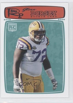 2008 Topps Rookie Progression Glenn Dorsey #210 RC a9t
