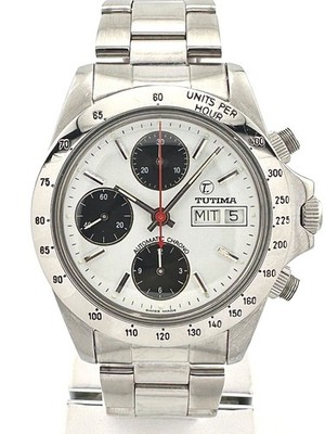 TUTIMA 793 Chronograph Day-Date Automatik Uhr - Serviced #A58