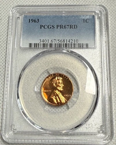 1953 Proof Lincoln Wheat Cent PCGS PR67RD Red Penny