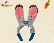 Authentic Disney 2024 New Zootopia Judy Hopps Ear Headband Shanghai Disneyland