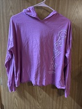 Calvin Klein Performance Women  s Size Medium Pullover Hooded Cropped Longsleeve