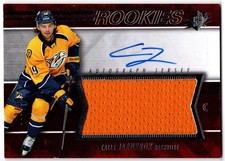 2014-15 Upper Deck SPx Spectrum FX Red Rookie Auto Jersey CALLE JARNKROK 147 399
