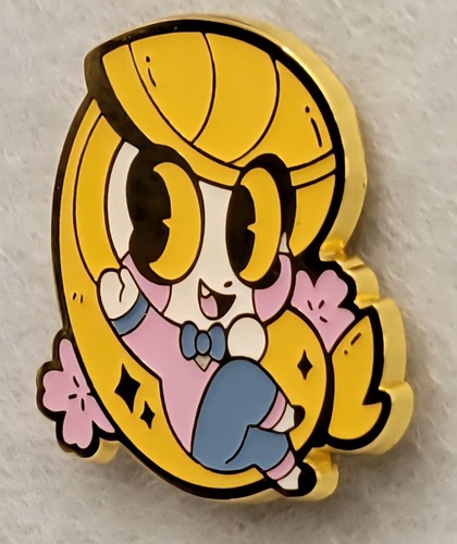 Hazbin Hotel Cutie Charlie Chibi Gold Enamel Pin Vivziepop Morningstar - Picture 5 of 24