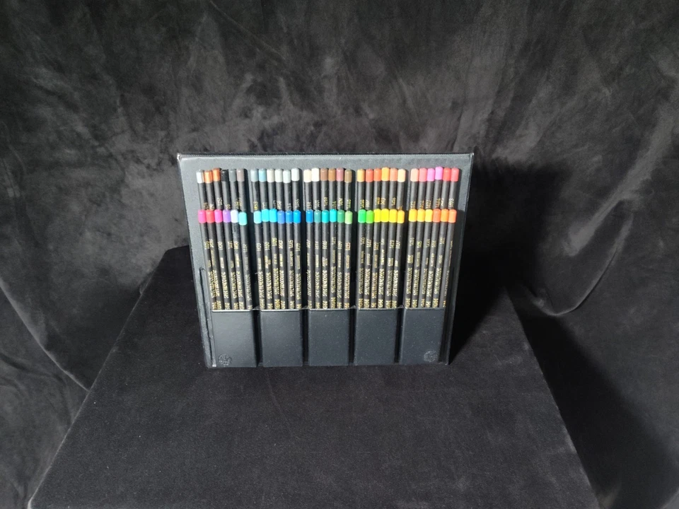 Rare 60 Piece Design Spectracolor Colored Pencil Set With Easel , Vintage unused - Image 4 of 4