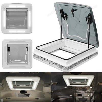 Dachfenster ZWL & Mit/Ohne LED Dachhaube Dachluke Wohnwagen Wohnmobil 28/35/40cm