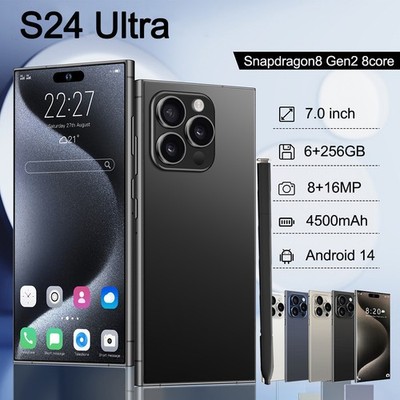 2026 NEW 5G Unlocked Smartphone S24 Ultra 256GB Android 14 Dual SIM Mobile Phone