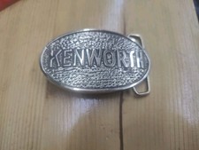 Kenworth Truck Solid Brass Vintage Belt Buckle