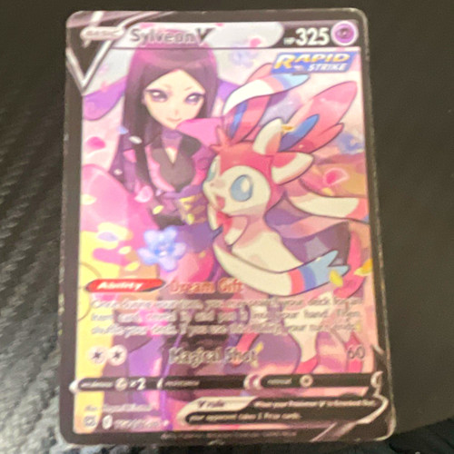 Pokemon Sylveon V TG14/TG30 Brilliant Stars Trainer Gallery Holo Ultra Rare